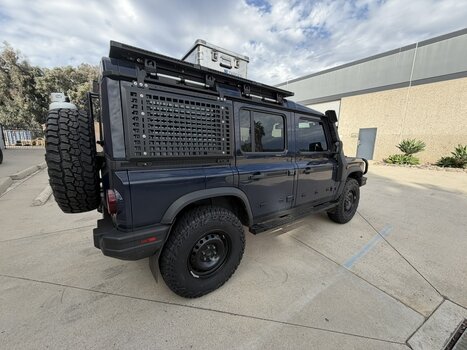 Complete Black Sheep and iKamper awning rooftop setup