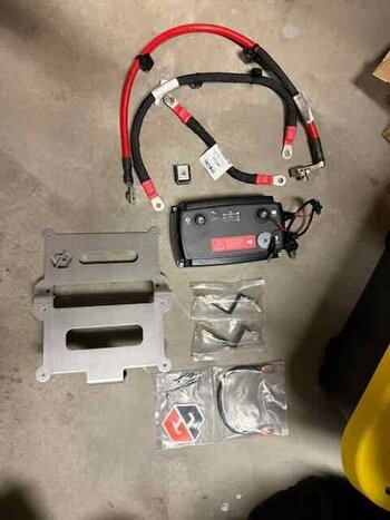 GP Factor CTEK Solar charge pass-thru mounting bracket and OE CTEK Passthru charge controller