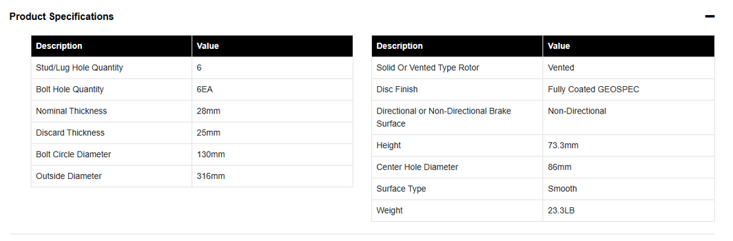 Grenadier front disc measurements.png